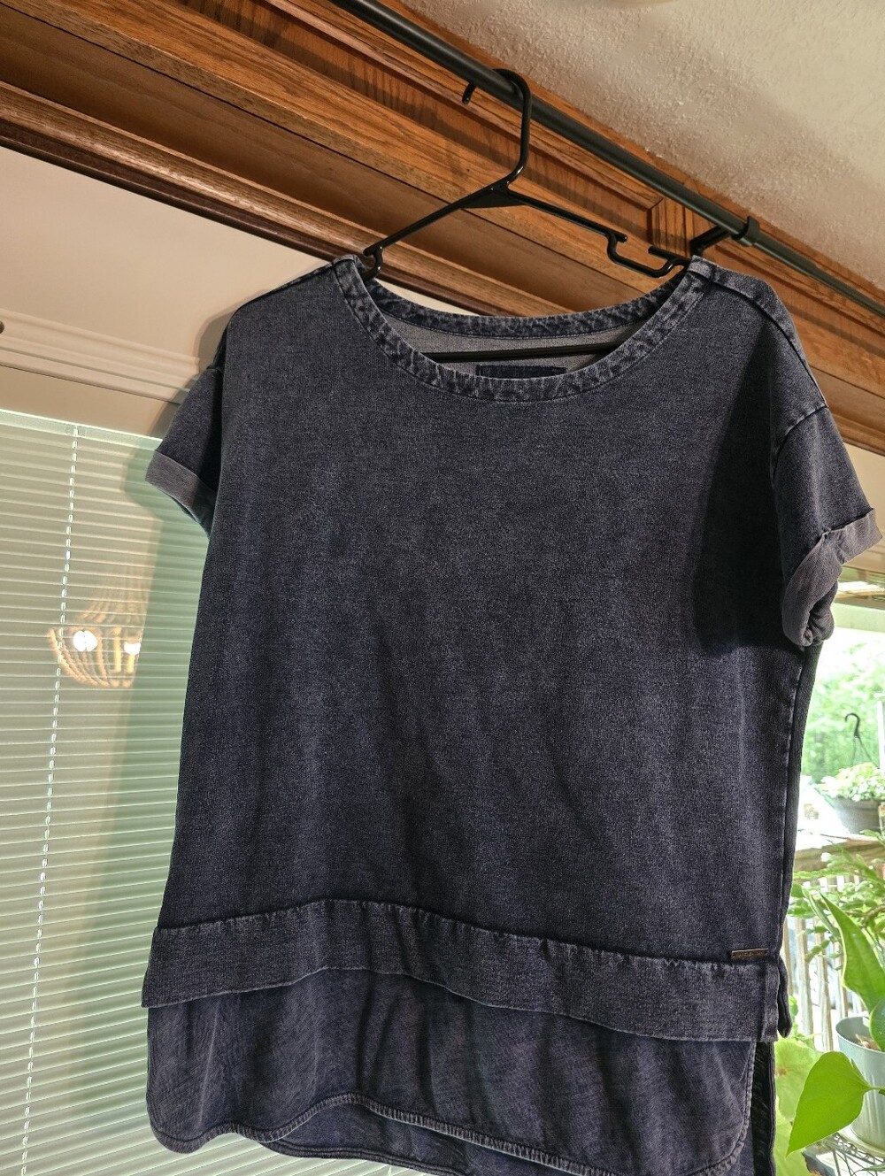 Marc New York Washed Indigo Layered Short Sleeve Tee